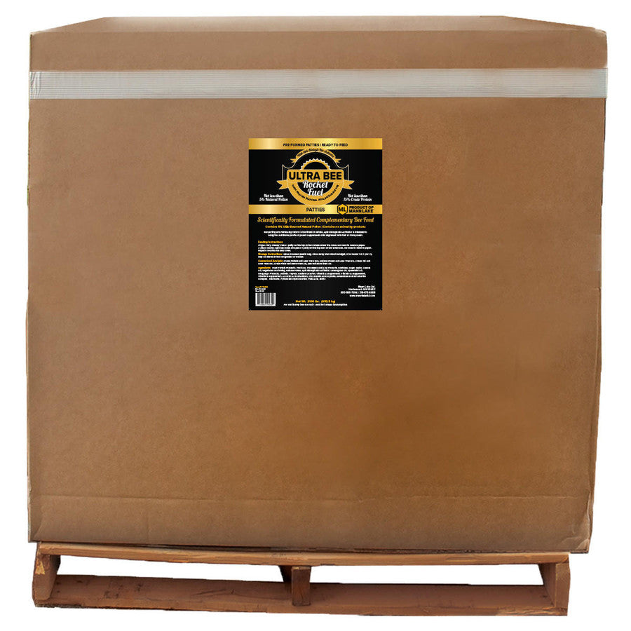 Ultra Bee Rocket Fuel Patties with Natural Pollen + Bio-Activator 2100 lb Tote