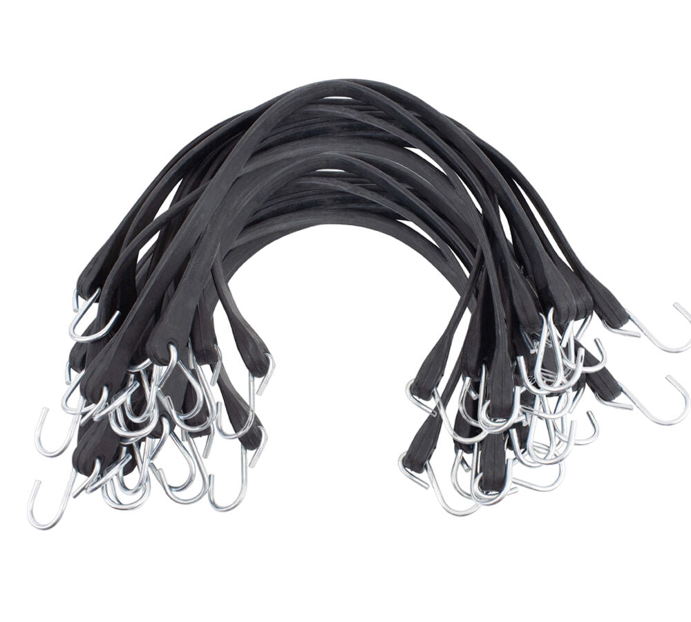 tarp cords Tarp Bungee Straps w/ Crimped Hooks — Commercial Bee Supply